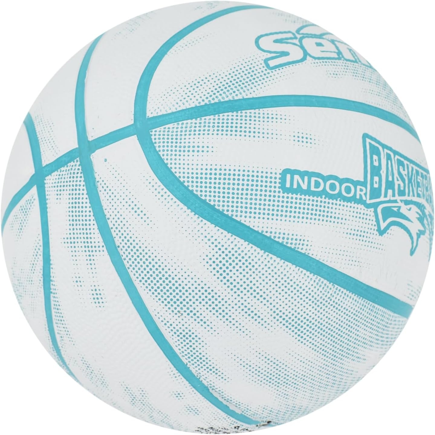 image:imageSenston 295 Outdoor Basketball Premium Grip with Pump for Men Women Excellent bounce elasticity Great value for daily play Built for concrete courts Easy inflation Ideal gift for playersBlueWhite