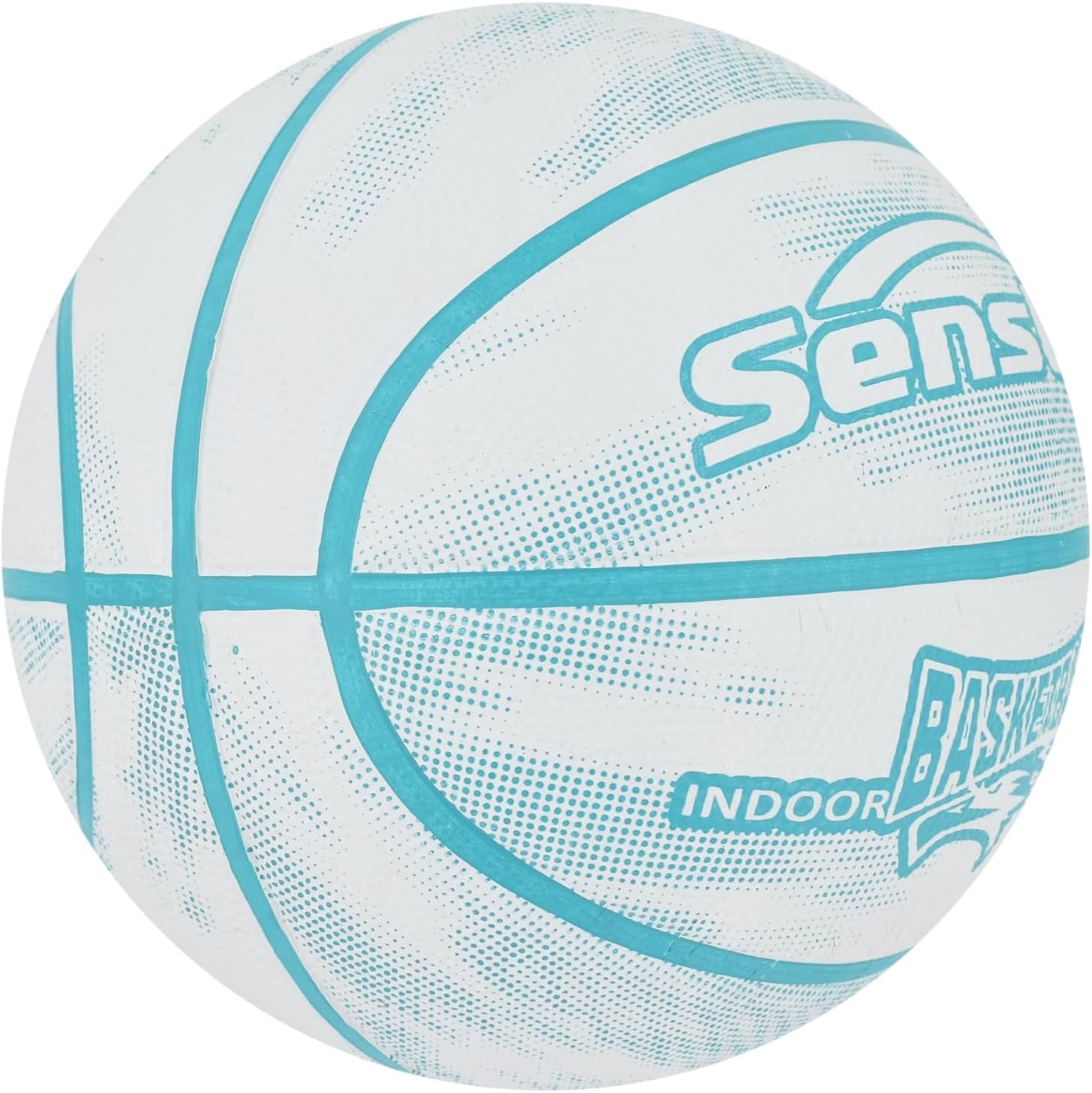 image:imageSenston 295 Outdoor Basketball Premium Grip with Pump for Men Women Excellent bounce elasticity Great value for daily play Built for concrete courts Easy inflation Ideal gift for playersBlueWhite