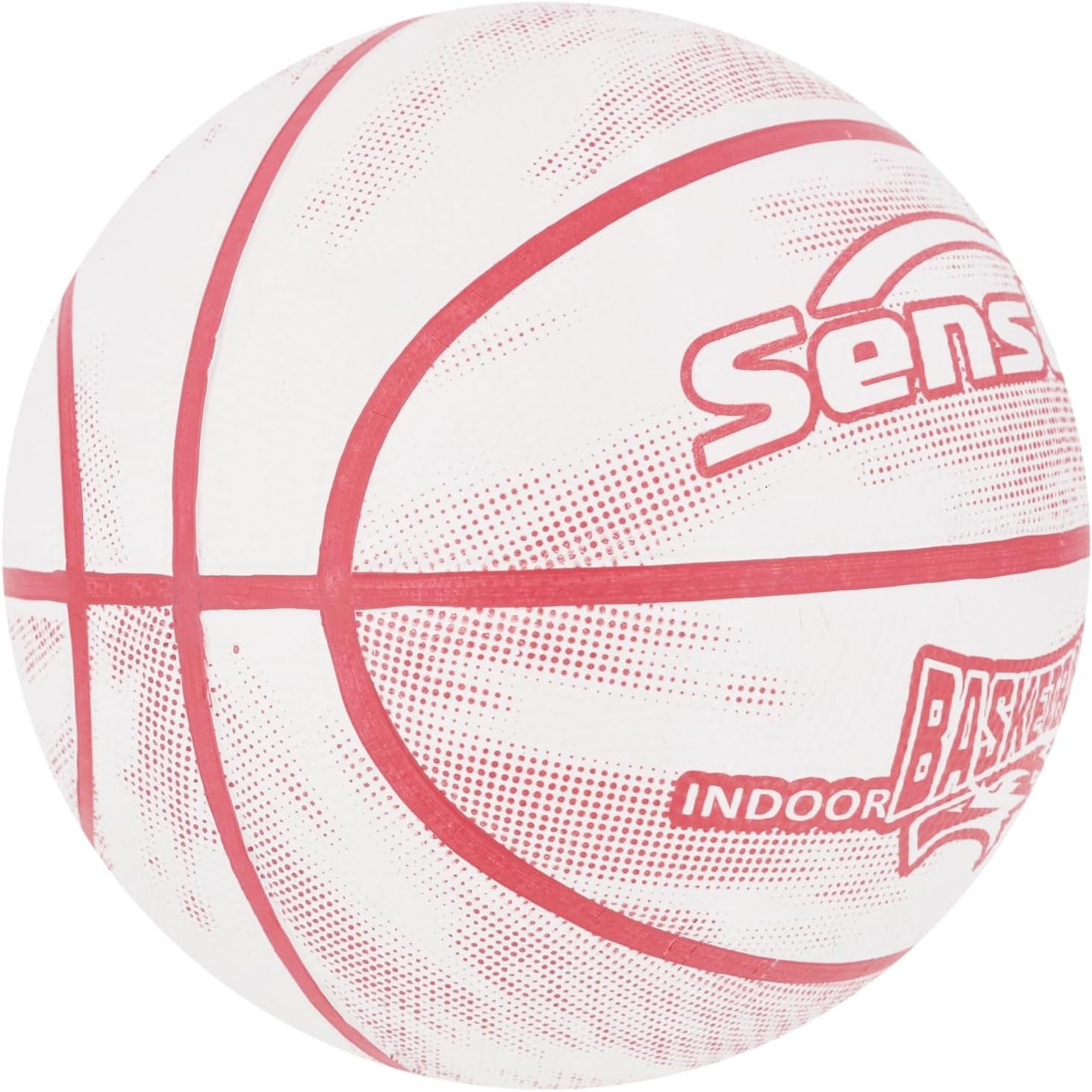 image:imageSenston 295 Outdoor Basketball Premium Grip with Pump for Men Women Excellent bounce elasticity Great value for daily play Built for concrete courts Easy inflation Ideal gift for playersPinkWhite