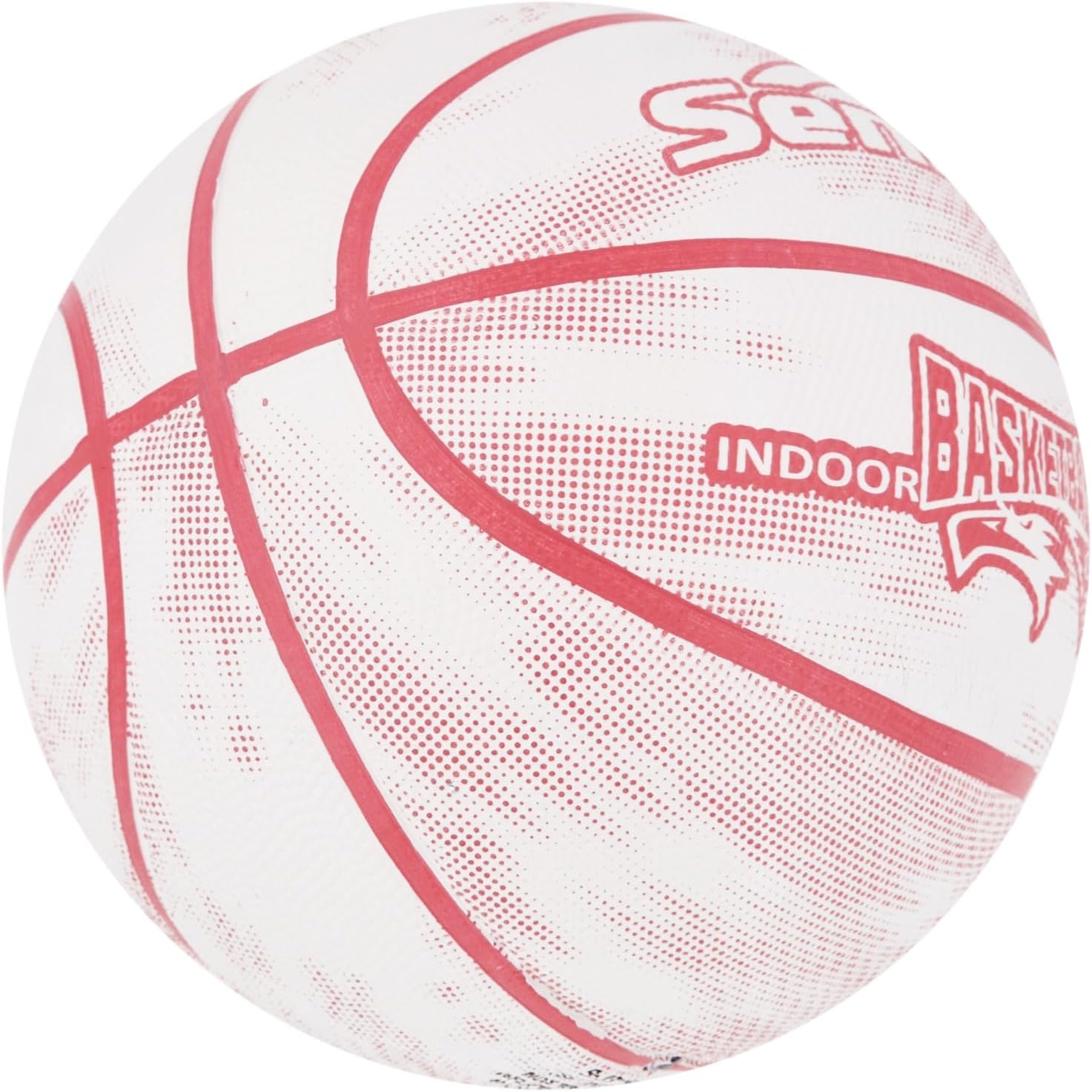 image:imageSenston 295 Outdoor Basketball Premium Grip with Pump for Men Women Excellent bounce elasticity Great value for daily play Built for concrete courts Easy inflation Ideal gift for playersPinkWhite