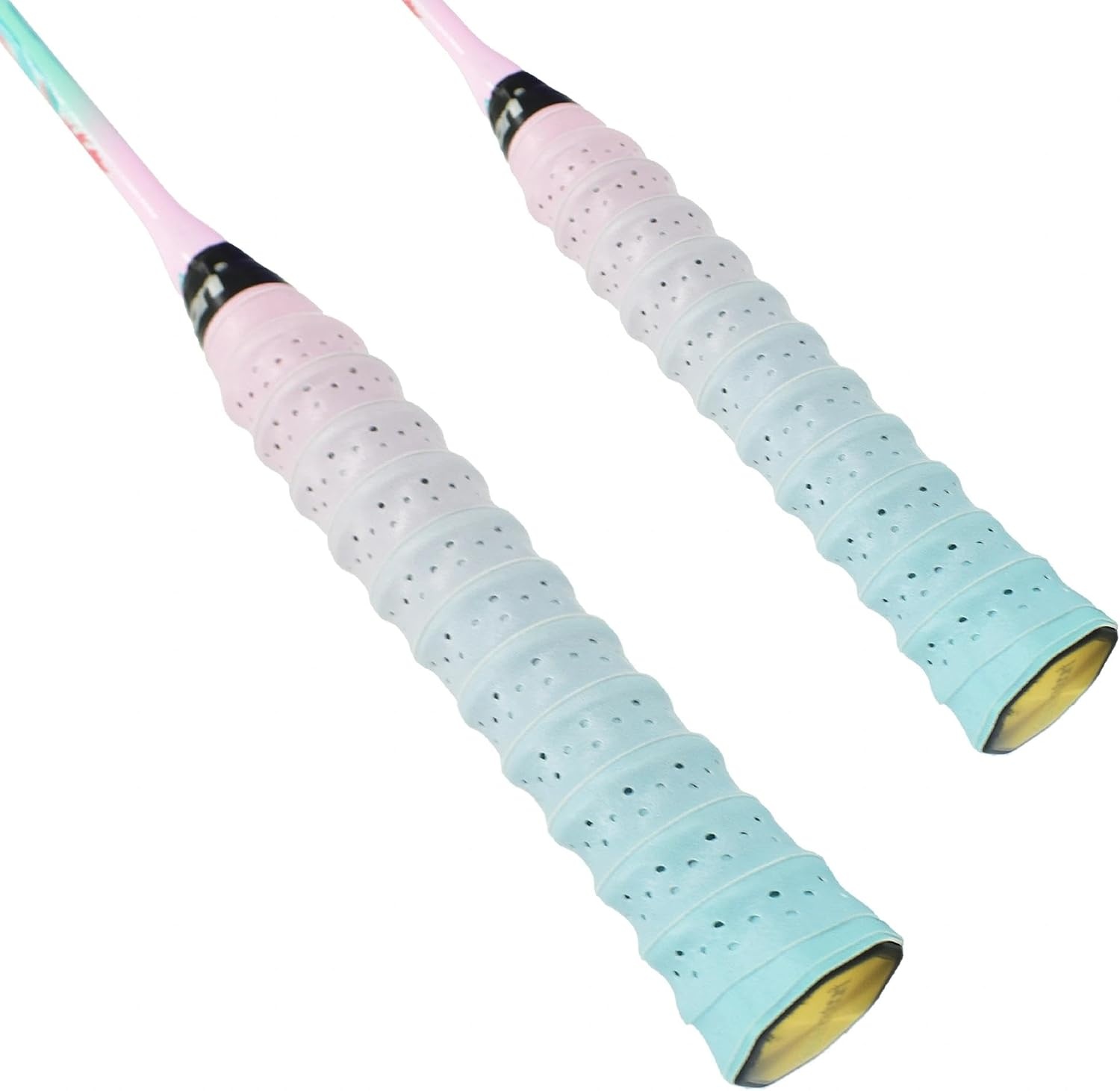 image:imageSenston 2pcs Racquet Grips Tape Overgrip for TennisBadmintonSquash Racquet Handle GripsBlue