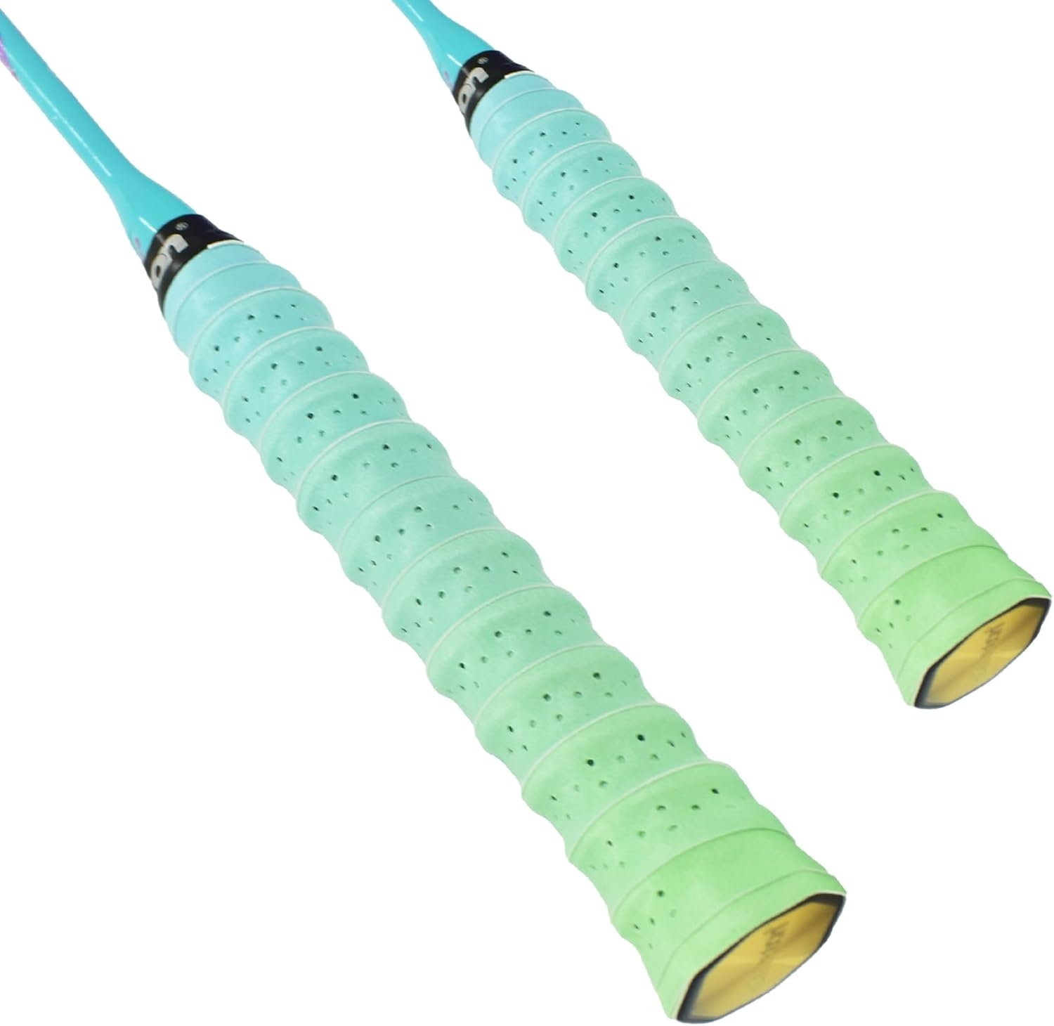 image:imageSenston 2pcs Racquet Grips Tape Overgrip for TennisBadmintonSquash Racquet Handle GripsGreen