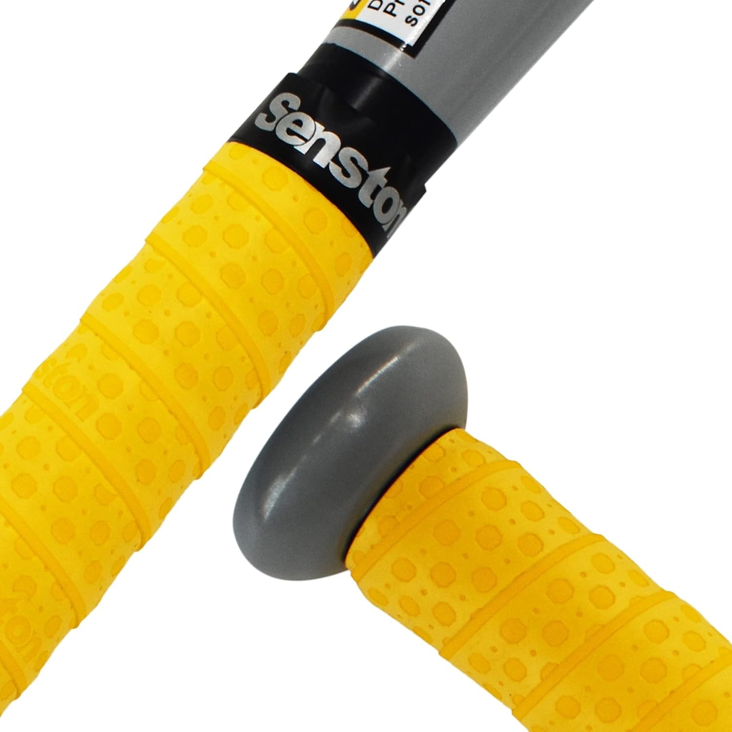 image:imageSenston Baseball Softball Bat Grip Tape AntiSlip Hockey Handle Wrap Grips Tapes2 PackYellow