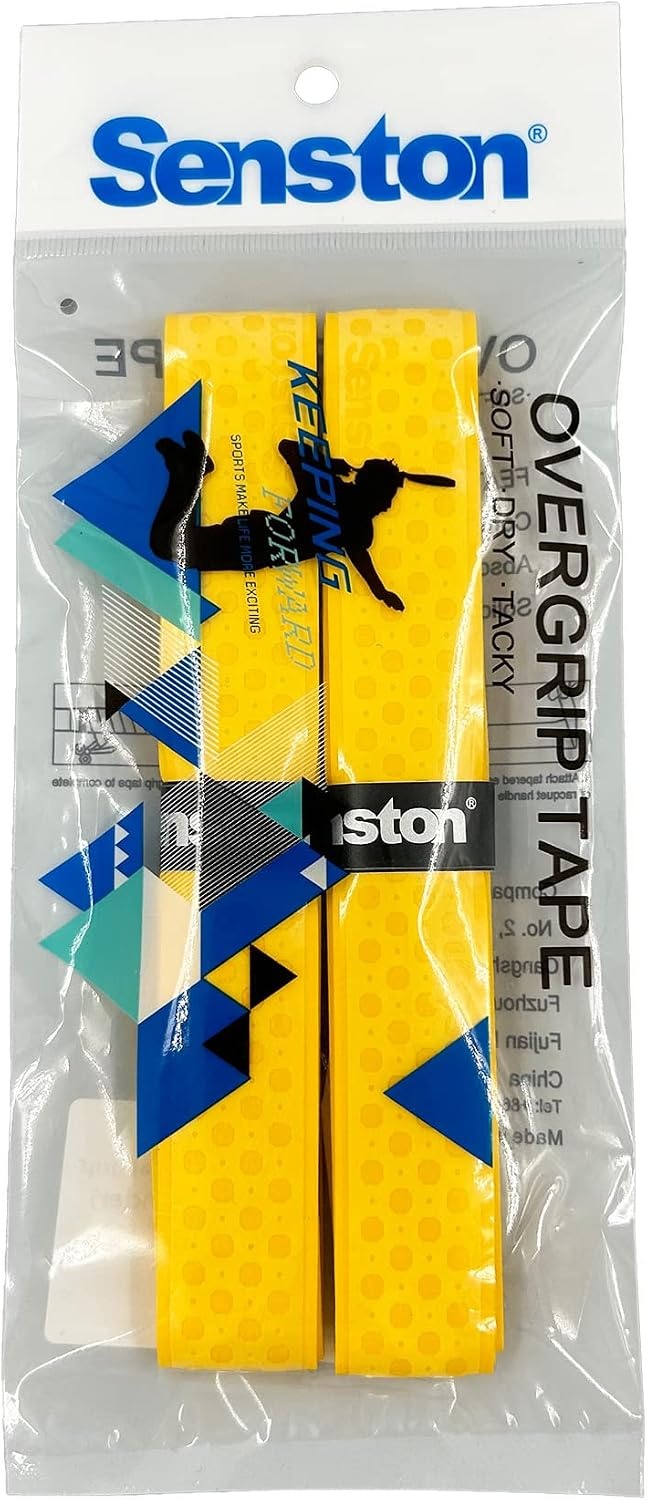 image:imageSenston Baseball Softball Bat Grip Tape AntiSlip Hockey Handle Wrap Grips Tapes2 PackYellow
