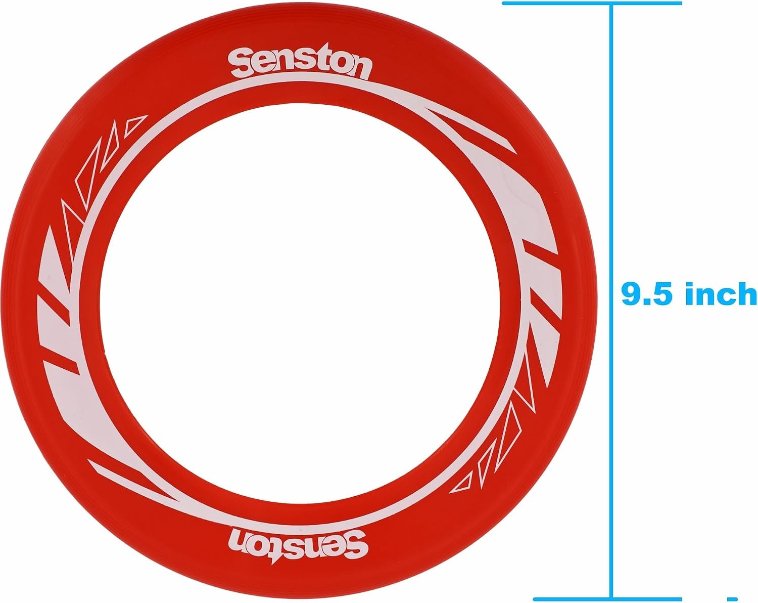 image:imageSenston Flying Discs Easily Catch and Throw Sports Disc 11 Inch Soft Flying Discss for All Players Colorful Flying Discs 3 Pcs for Pool Backyard Family Fun BlueBlueRedYellow