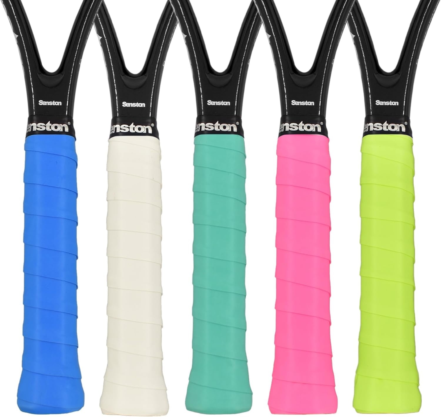 image:imageSenston New Rackets Grip Anti Slip Perforated Super Absorbent Tennis Overgrip Badminton Overgrip Pickleballs Overgrip5 colors