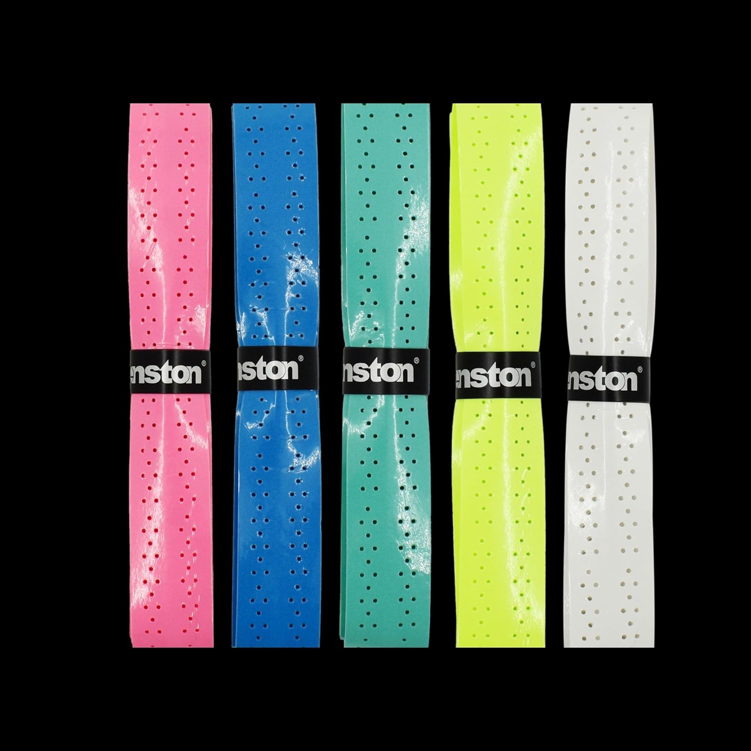 image:imageSenston New Rackets Grip Anti Slip Perforated Super Absorbent Tennis Overgrip Badminton Overgrip Pickleballs OvergripColors