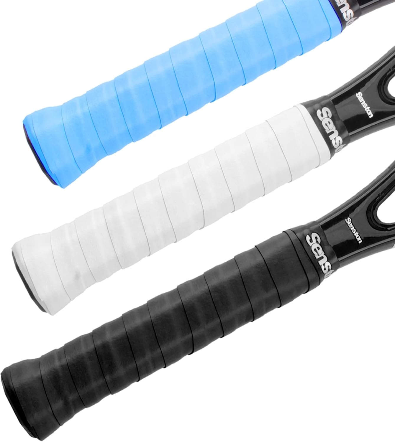 image:imageSenston Tennis Rackets Grips Squash Badminton Racquet Overgrip Tape Pickleball Rackets Handle WrapPure