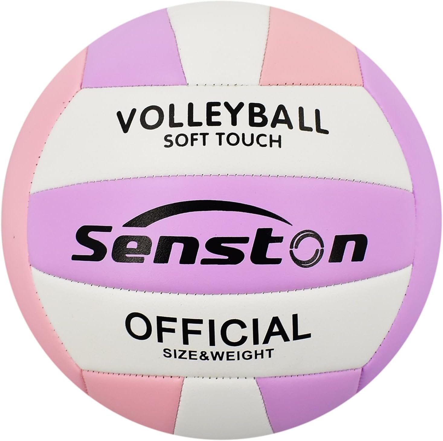 image:imageSenston Volleyball Official Size 5 Waterproof IndoorOutdoor Soft Volleyball for Youth Adults Beach Play Game Gym Trainingpurple pink