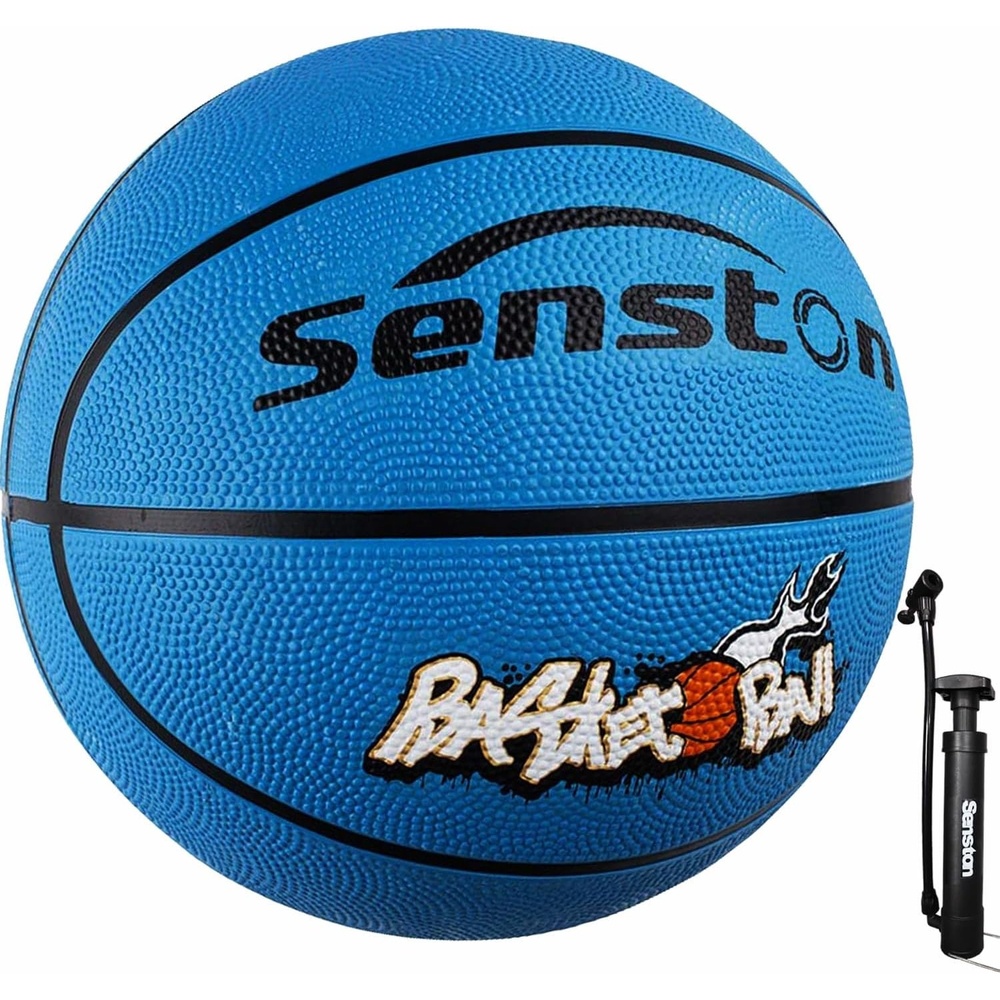 image:imageSenston Basketball Balls Size 3567 Basketballs Indoor Outdoor 275295 inch Basketball Blue 275Size 5