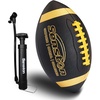 image:imageSenston Football Size 96  Premium Composite Leather High SchoolKidsYouth Football with Pump Size Foot Ball with PumpBlack