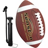 image:imageSenston Football Size 96  Premium Composite Leather High SchoolKidsYouth Football with Pump Size Foot Ball with PumpBrown
