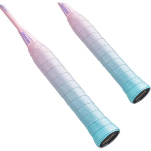 Senston 2pcs Racquet Grips Tape Overgrip for Tennis/Badminton/Squash Racquet Handle Grips(Blue)