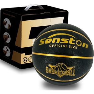 Senston Basketball 29.5″ Premium PU Leather Basketball with Box Size 7 Premium Elasticity/Grip Basketballs Indoor and Outdoor basketballs