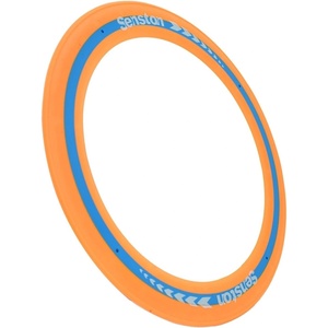 Senston Flying Discs Easily Catch and Throw Sports Disc 11 Inch Soft Flying Discss for All Players Colorful Flying Discs 3 Pcs for Pool Backyard Family Fun (Blue)(Orange)