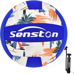 Senston Lightweight Water Pool Volleyball Size 5 for Pool Games,for Beach Volleyball Indoor Outdoor(blue)