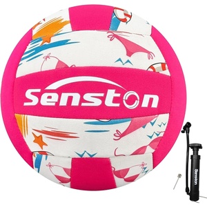 Senston Lightweight Water Pool Volleyball Size 5 for Pool Games,for Beach Volleyball Indoor Outdoor(pink)