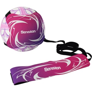 Senston Soccer/Volleyball Training Belt Fits Ball Size 3, 4, and 5 | Adjustable Elastic Rope , Durable Nylon Material, Thickened Edge,Deform-Resistant, Boost Soccer Skills, Indoor Outdoor Use(pink)