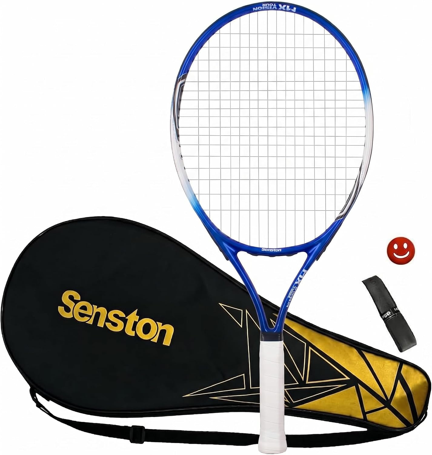 image:imageSenston 19 23 25 Kids Junior Tennis Racquet for Kids Children Boys Girls Tennis Rackets with Racket CoverBlue