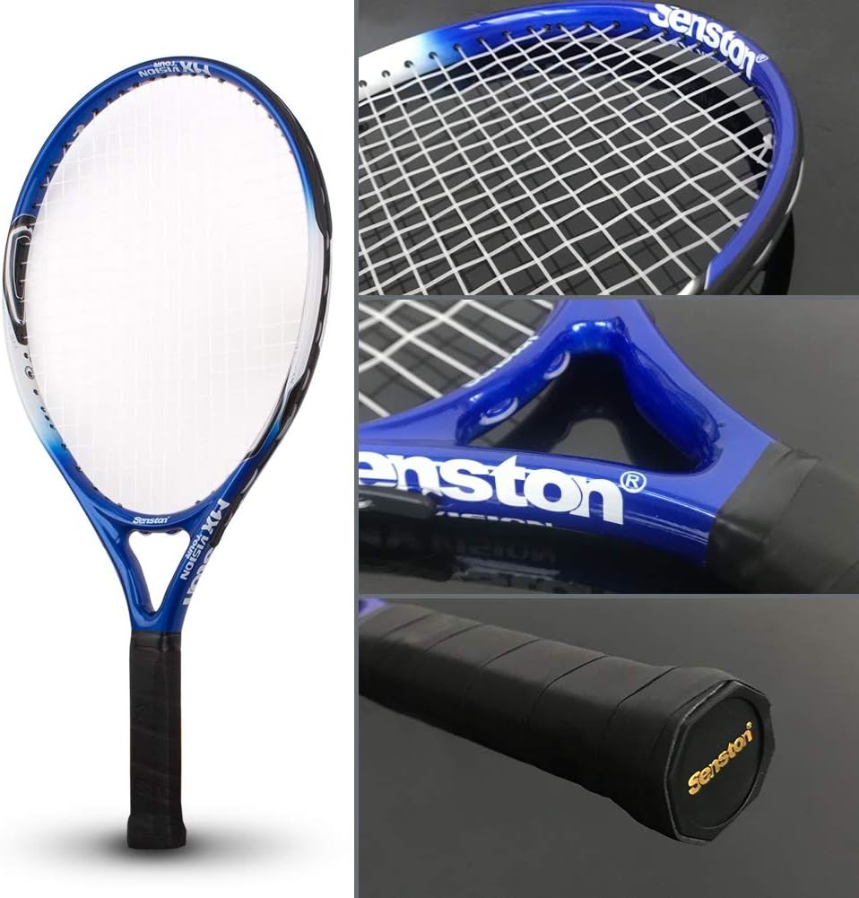 image:imageSenston 19 23 25 Kids Junior Tennis Racquet for Kids Children Boys Girls Tennis Rackets with Racket CoverBlue