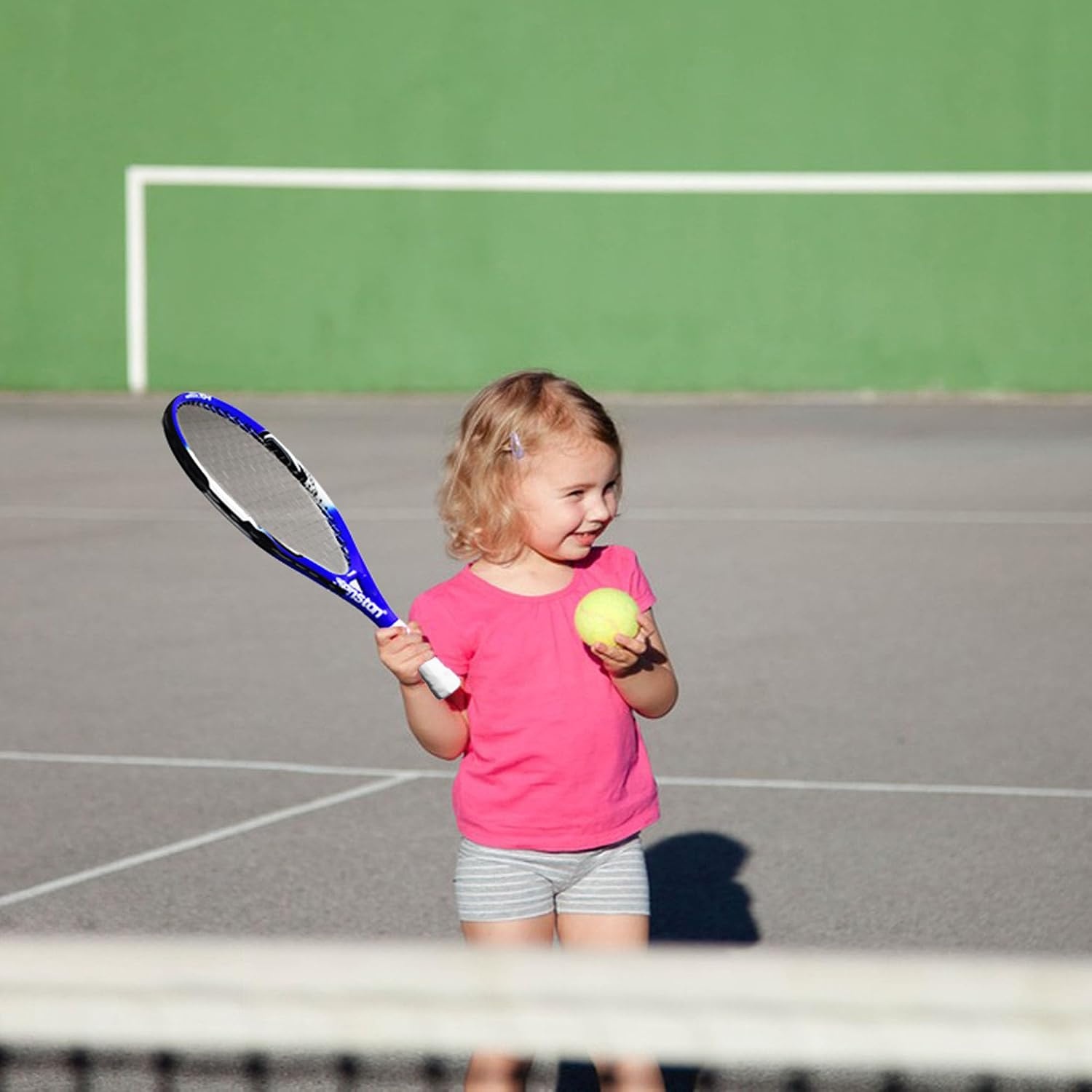 image:imageSenston 19 23 25 Kids Junior Tennis Racquet for Kids Children Boys Girls Tennis Rackets with Racket CoverBlue
