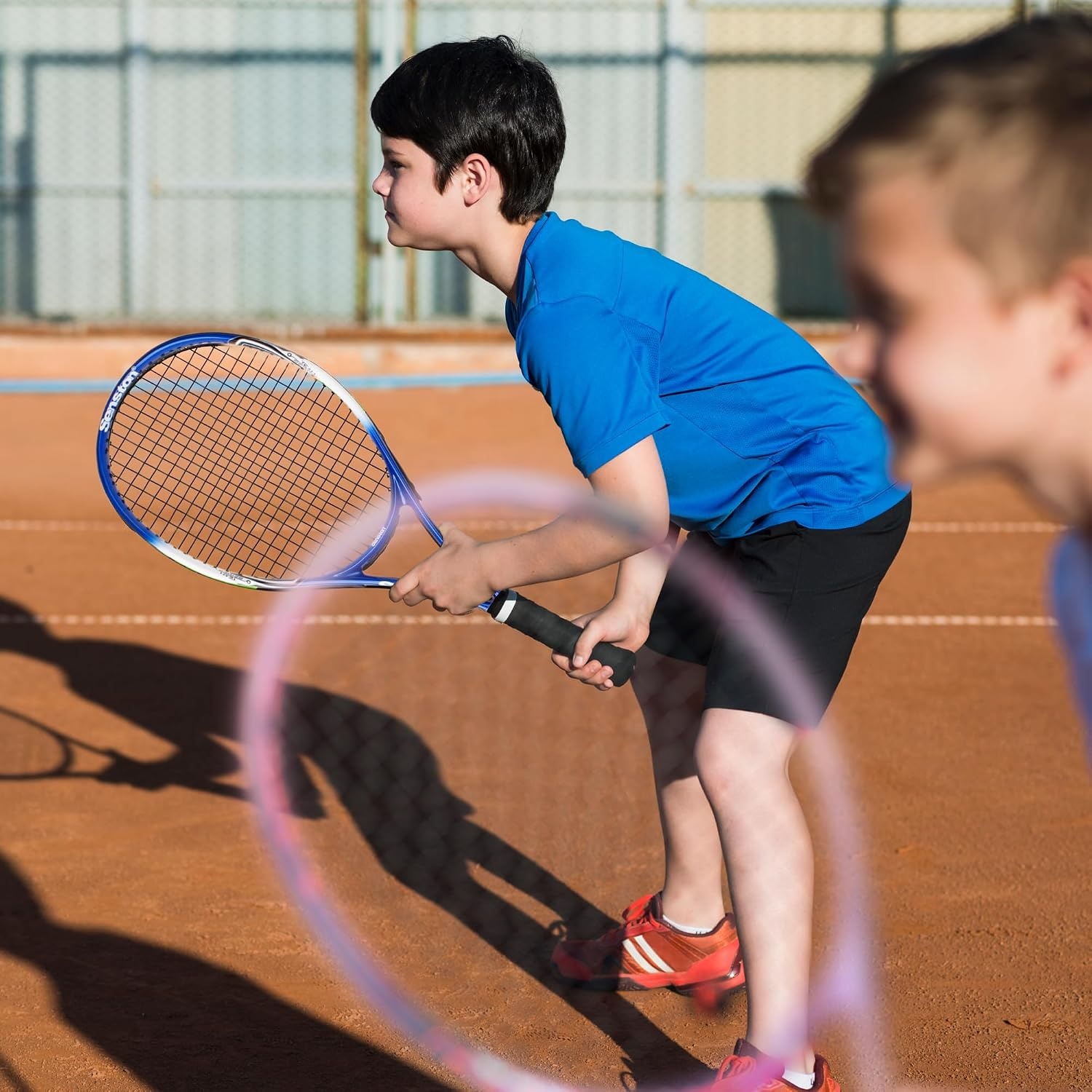 image:imageSenston 19 23 25 Kids Junior Tennis Racquet for Kids Children Boys Girls Tennis Rackets with Racket CoverBlue