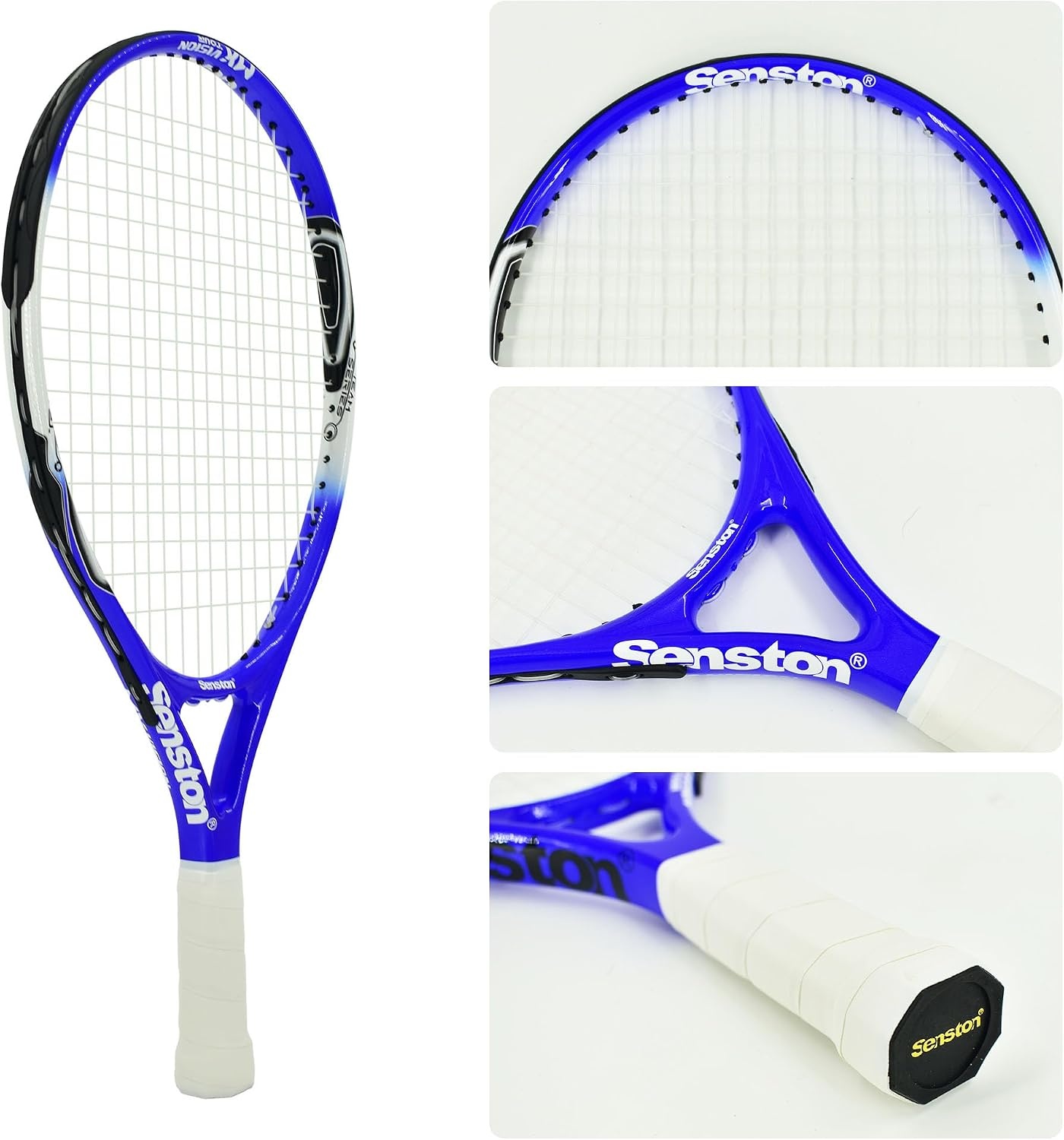 image:imageSenston 19 23 25 Kids Junior Tennis Racquet for Kids Children Boys Girls Tennis Rackets with Racket CoverBlue