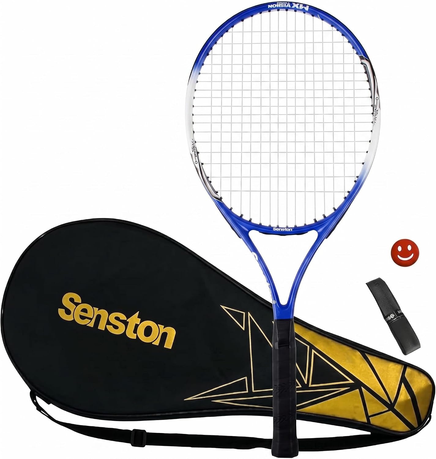 image:imageSenston 19 23 25 Kids Junior Tennis Racquet for Kids Children Boys Girls Tennis Rackets with Racket CoverBlue