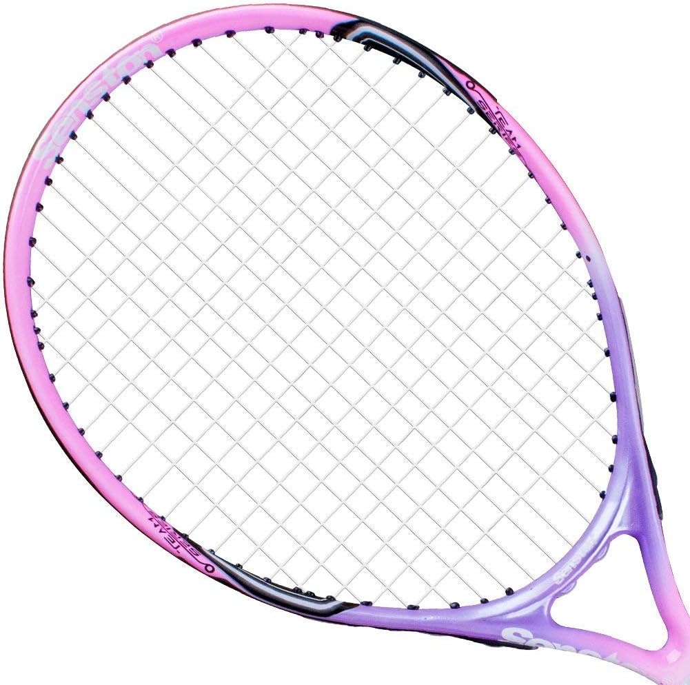 image:imageSenston 19 23 25 Kids Junior Tennis Racquet for Kids Children Boys Girls Tennis Rackets with Racket CoverPink