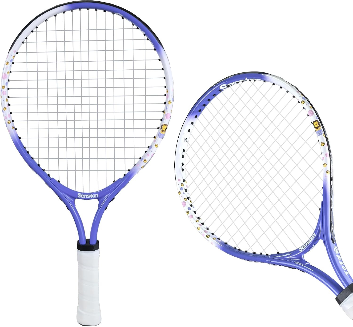 image:imageSenston 19 23 25 Kids Junior Tennis Racquet for Kids Children Boys Girls Tennis Rackets with Racket CoverPurple