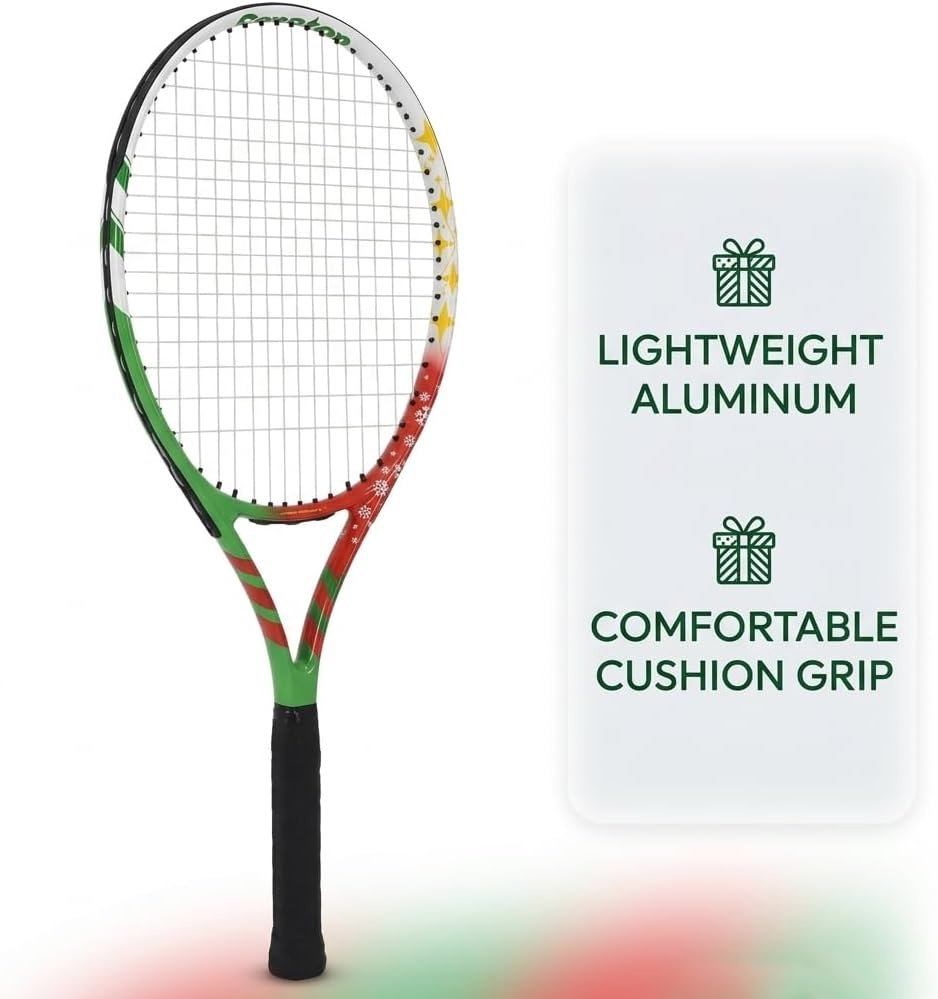 image:imageSenston 19 23 25 Kids Junior Tennis Racquet for Kids Children Boys Girls Tennis Rackets with Racket CoverRed
