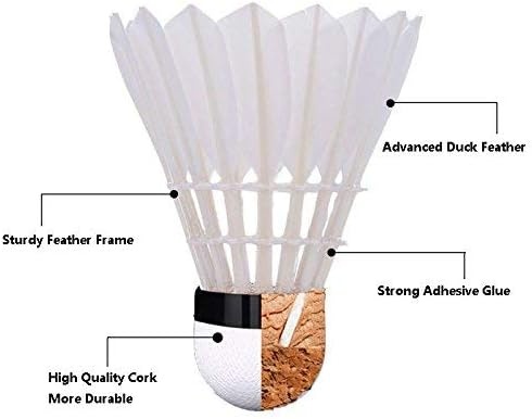 image:imageSenston Badminton Shuttlecocks 6 Pack Sports Birdies Shuttlecock 6PCS for Outdoor Indoor Sports Activities