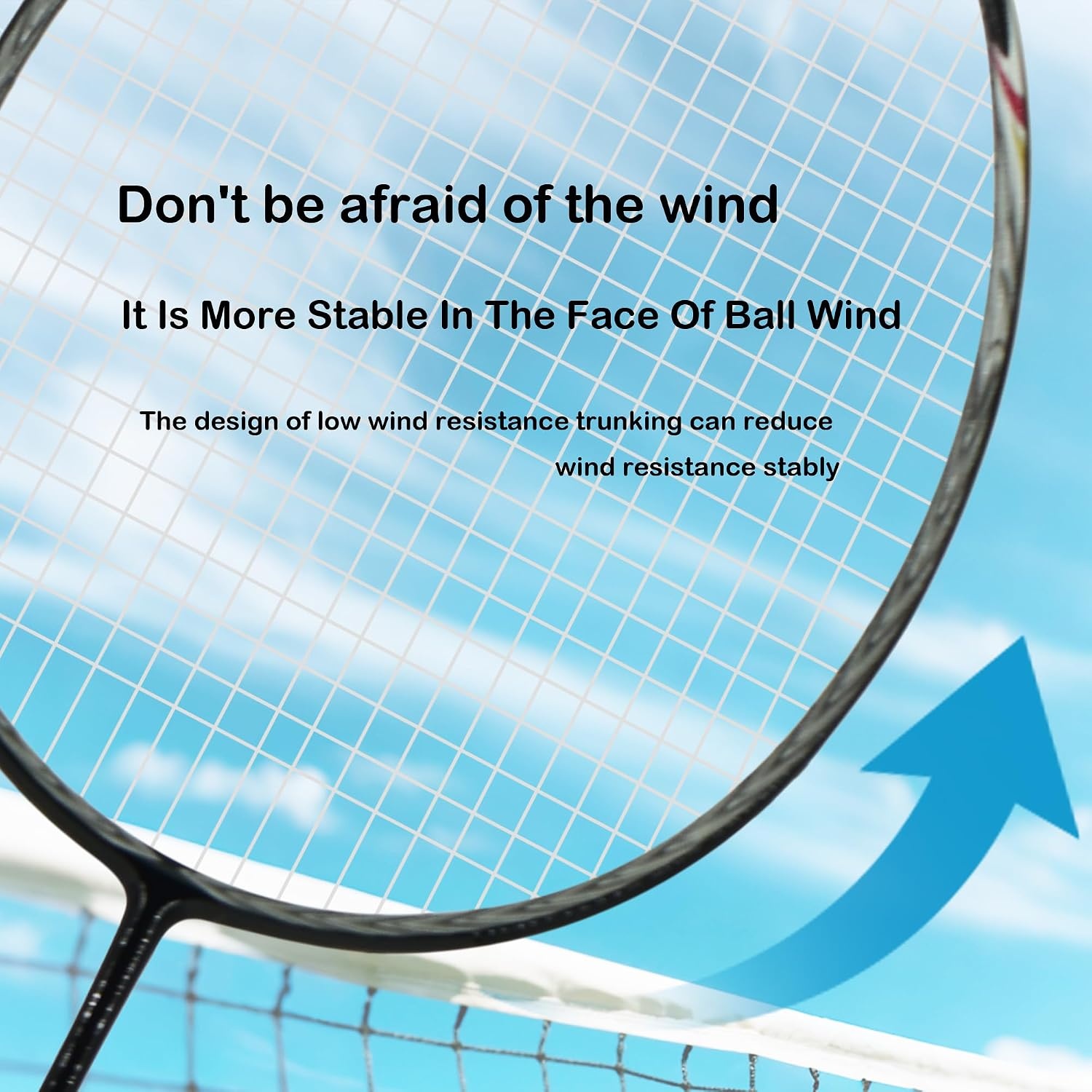 image:imageSenston CarbonFiber Badminton Racket 5U Badminton Racquet Single Professional Badminton RacketsN80Black