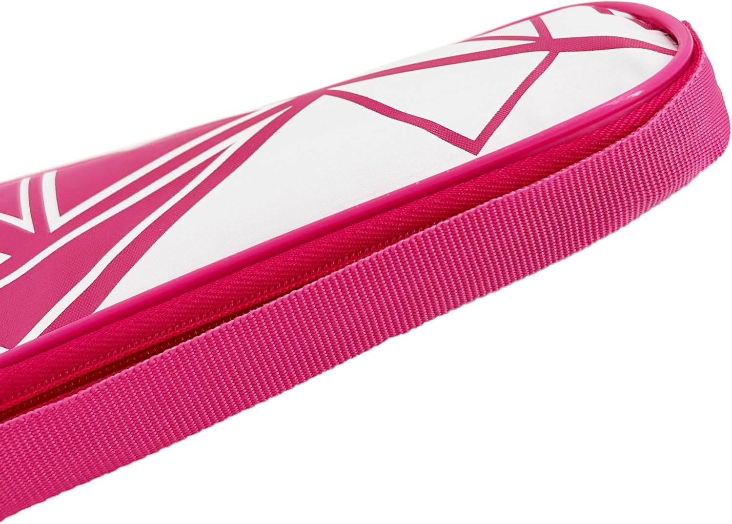 image:imageSenston Single Tennis Racket Cover Bag Fits 27Inch Rackets Adjustable Shoulder Strap Lightweight Portable Durable Side Zipper Oxford Fabric with PUPA Waterproof CoatingPink