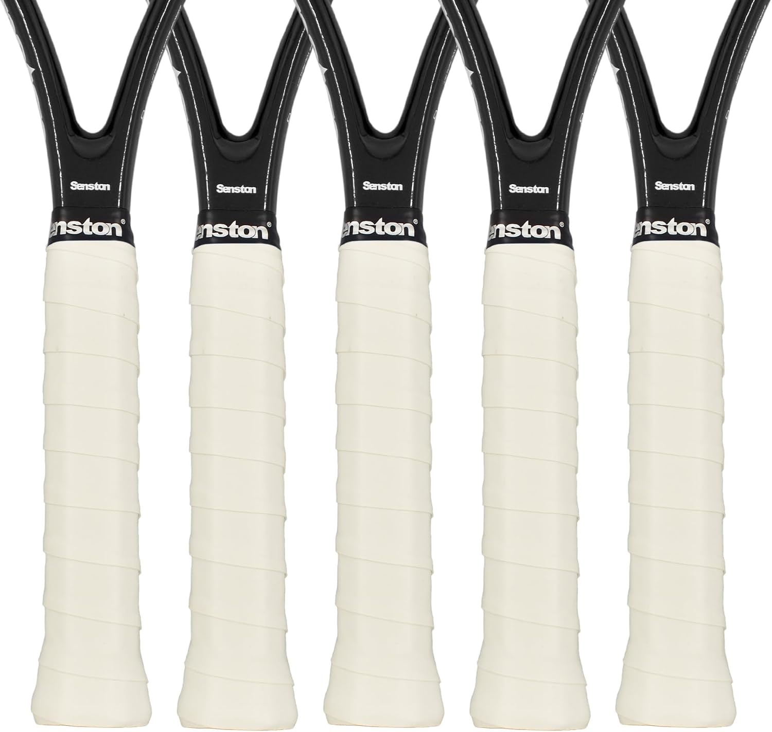 image:imageSenston Soft Tennis Racket Grip Tape Badminton Racquet Overgrip5 Pack White