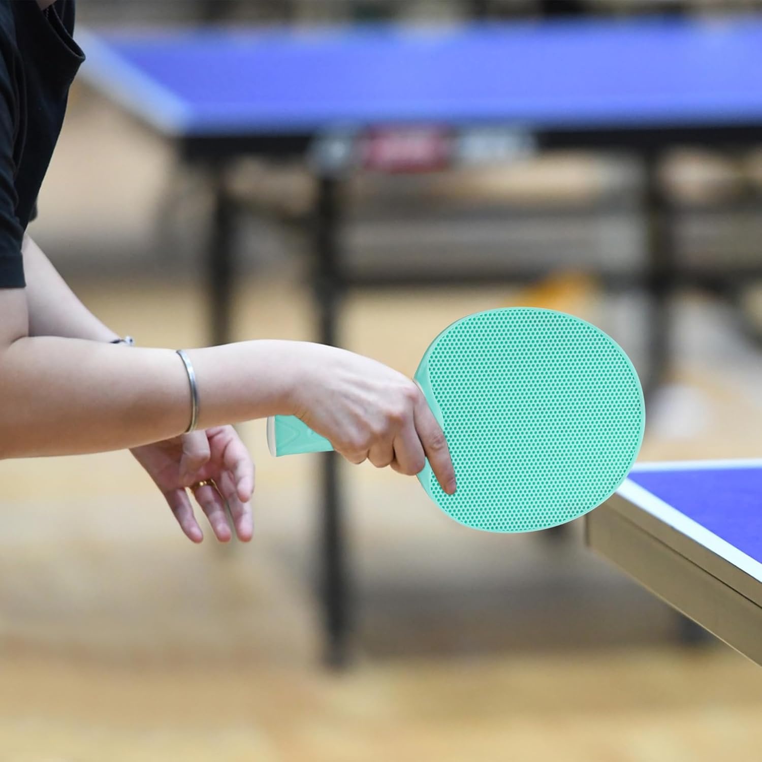 image:imageSenston Table Tennis Rackets SetProfessional Ping Pong Paddle Set for 4 Players Composite Rubber Table Tennis Paddles Indoor or Outdoor GamesOrangeGreen