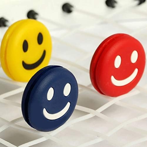 image:imageSenston Tennis Racket Silicone Vibration Dampeners Smile FaceFit in Your Racket String Set of 6 Pack