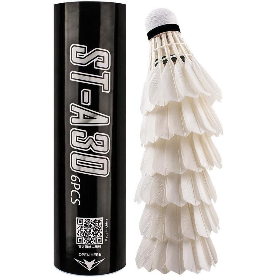 image:imageSenston A30 Badminton Shuttlecocks Sports Birdies Shuttlecock for Outdoor Indoor Sports Activities Badminton Birdies with High Stability and Durability Badminton Ball