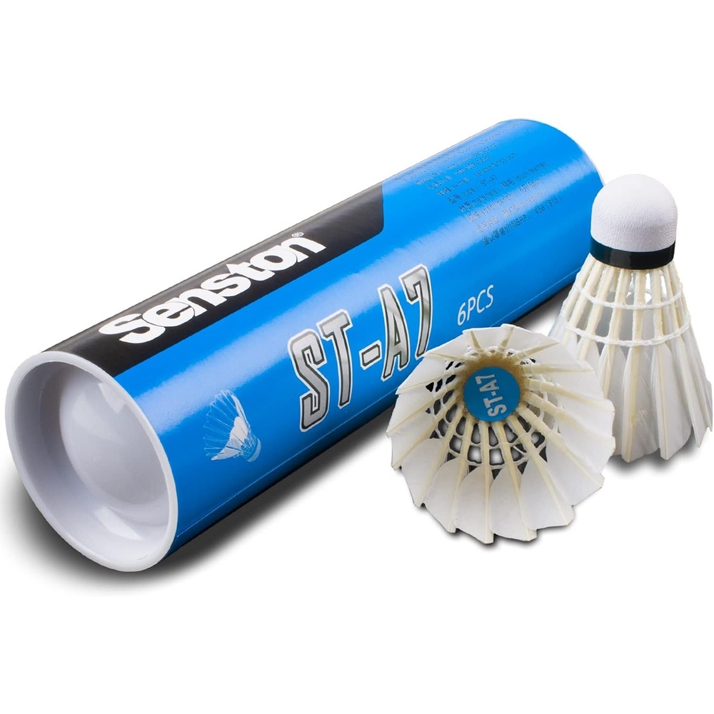 image:imageSenston Badminton Shuttlecocks 6 Pack Sports Birdies Shuttlecock 6PCS for Outdoor Indoor Sports Activities