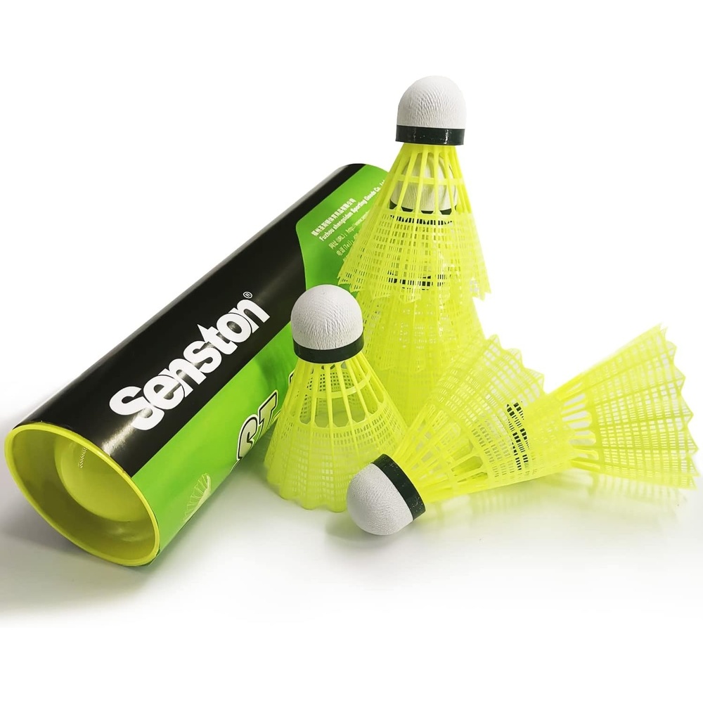 image:imageSenston Badminton Shuttlecocks Badminton Shuttlecocks Birdies Durability Stability Shuttlecock for Outdoor Indoor Sports ActivitiesTraining