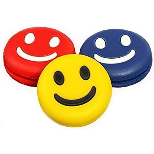 image:imageSenston Tennis Racket Silicone Vibration Dampeners Smile FaceFit in Your Racket String Set of 6 Pack